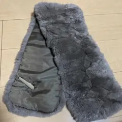 UNITED ARROWS グレー ファーマフラー