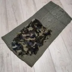 Direction to get mosh スヌード　カーキ