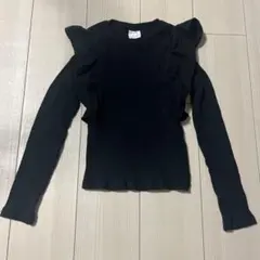 ZARA フリル付き長袖カットソー 140cm