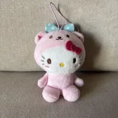 ハローキティ　キティ　サンリオ　ぬいぐるみ　マスコット　ストラップ　キーホルダー