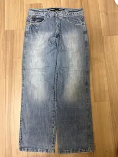 古着 00s eckounltd デニムパンツ B系 ワイド baggy