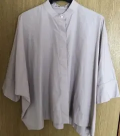 UNIQLO+J スーピマコットンドルマンスリーブシャツ(7分袖) Mピンク