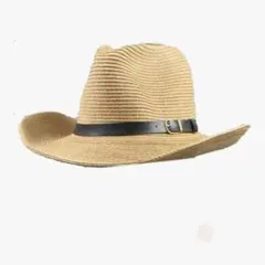 Ilandwig 麦わら帽子 テンガロンハット 中折れハット ストローハット