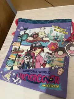 Zootopia World Undercover Mission 巾着