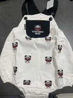 ヒステリックミニ　パンダ　サロペット