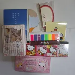 B*l様 ディズニープリンセス・ハローキティ メモなど　まとめ売りセット