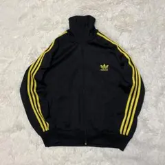 美品　80s'〜90s' アディダス　トラックジャケット　ファイヤーバード　黒