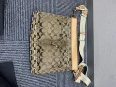 【COACH】コーチ シグネチャー×キャンバス ショルダーバッグ