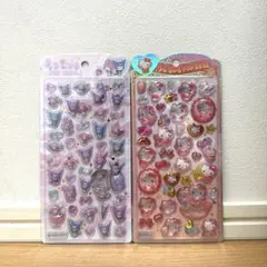 【正規品】うるちゅるポップシール　マイメロ　クロミ　ハローキティ　ベビー
