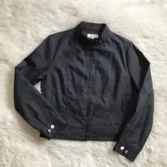 ★美品★Kitamura キタムラ ジャケット ブルゾン　麻混　38 Mサイズ