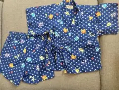 ミキハウス甚平 青 80㎝