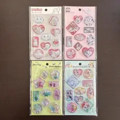 ディズニー　ウォーターシール　キラキラシール　 4種セット