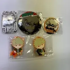 僕のヒーローアカデミア ヒロアカ 爆豪勝己 ジャンプ50周年 プライズ 缶バッジ