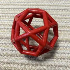 【ショックブレイン】X Ball(エックスボール) 赤い多面体パズル