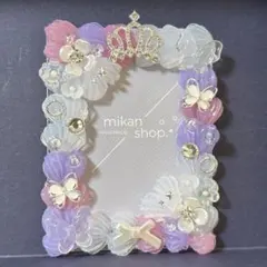 トレカケース　硬質ケース　ホイップデコ　リボン　王冠　花　赤　紫　チェリー②