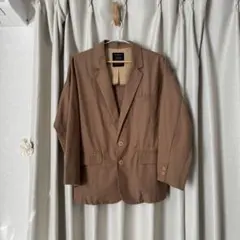 w closet テーラード ジャケット ブラウン 春 淡色