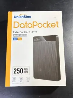 UnionSine DataPocket 250GB 外付けHDD 本体