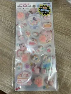 もぐにゃん　ピカプニシール　 蓄光ぷにぷにパーツつき