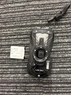 RICOH WG-50 ブラック 防水 防塵 耐衝撃 コンパクトデジカメ】 - メルカリ