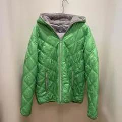 る*な様 00s oldUNIQLOダウンジャケット緑 S 短丈 モンベル 似 - メルカリ