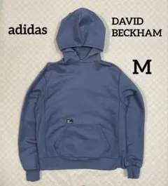 DAVID BECKHAM × adidas パーカー　ブルー　Mサイズ