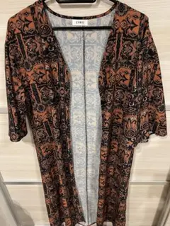 【美品】EVRIS オリエンタルパターンロングガウンのサムネイル
