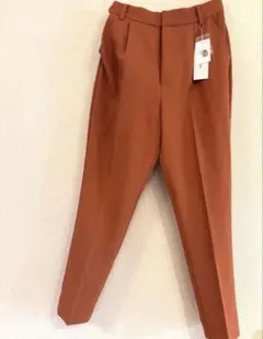 新品　Style Note テーパードパンツ カジュアルパンツ　オレンジ