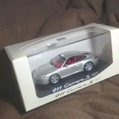 ミニチャンプス★美品 911カレラS（997）シルバー★1/43ミニカー送料無料のサムネイル