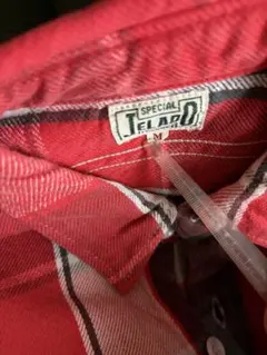 【新同】JELADO マルチカラーネルシャツ M レッド系/ウェアハウス