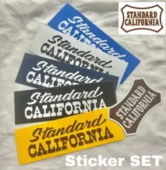 スタンダードカリフォルニア　非売品ステッカー 6枚 セット SD