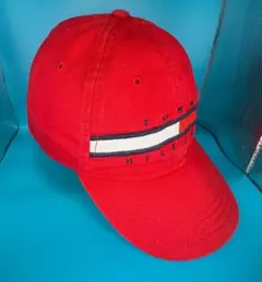 【匿名配送】TOMMY HILFIGER キャップ レッドのサムネイル