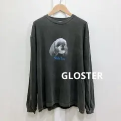 GLOSTER シーズー 犬 プリント ロング Tシャツ ロンT L ノーリーズのサムネイル