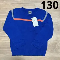 ￥2530新品ラゲッドワークス 長袖ニット130サイズ ブルー 青 ラゲワ