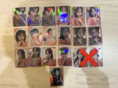 FRUITS ZIPPER鎮西寿々歌 トレカ 17枚セット