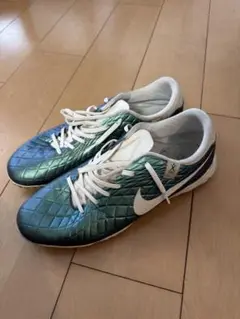 Nike フットサルシューズ グリーン・ホワイト　ティエンポ　TF 29cm