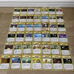 【44】ポケモンカード 旧裏面 トレーナーカード まとめ売り 44枚