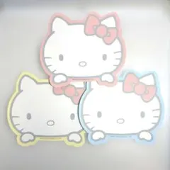 平成レトロ　キティちゃん　ハローキティ　マウスパッドみたいなメモ