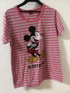 Disney ミッキーマウス ラインストーン Tシャツ 平成のサムネイル