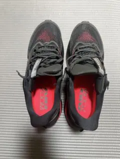 ★NIKE AIR ZOOM PEGASUS 34 灰/青/赤 25.0cm ナイキ エア ズーム ペガサス 34 880555-016  ナイキ ズームペガサス ブルーの通販