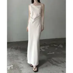 asymmetry drape cami dress celon セロン