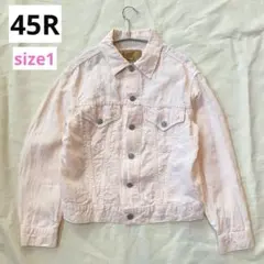 45R リネンの908空比古比女ジャン ピンク サイズ1のサムネイル