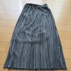 ローリーズファーム　ブルーグレー　プリーツスカート