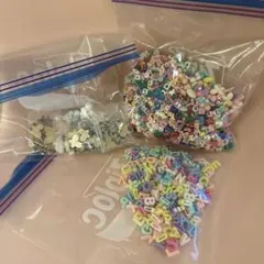 カラフルアルファベットビーズセット　まとめ売り