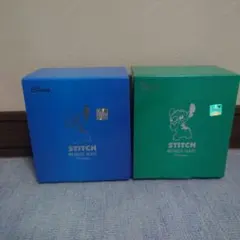 Disney スティッチ メタリックグラス 2色セット