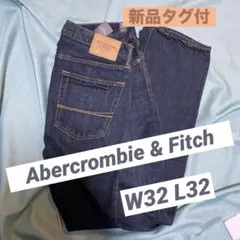 【新品未使用】Abercrombie & Fitchダークブルー デニム　タグ付