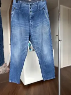 JOHNBULL ライトブルーデニム ハイウエストパンツのサムネイル