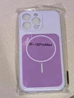 iPhone16 Pro Max プレミアム液体シリコンケース パープル