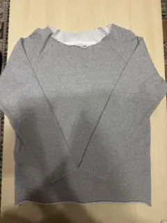 リサイクル素材 グレー トレーナー