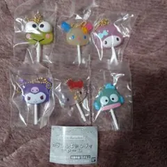 サンリオキャラクターズ カラフルキャンディチャーム　全６種コンプリートセット♪