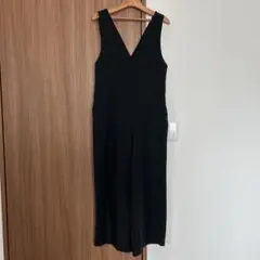 Vネックサロペット オールインワン